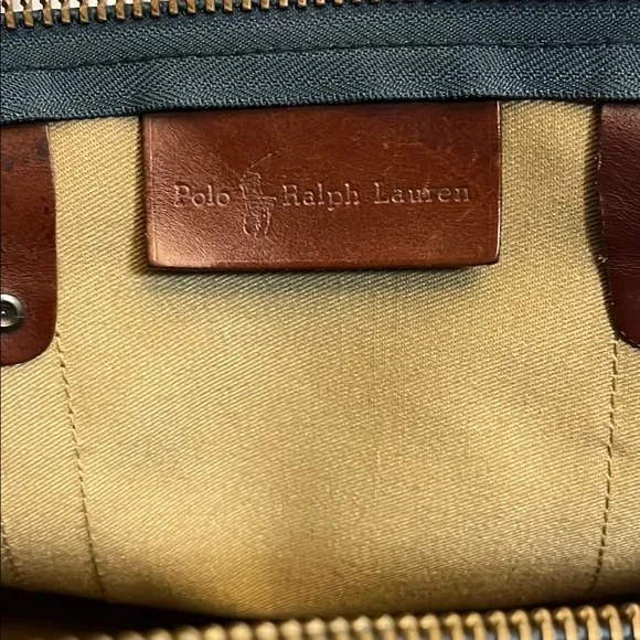 RALPH LAUREN Black Watch Plaid Boston Weekend Travel Duffle Doctors Bag 48CM - Picture 8 of 11